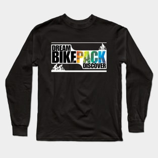 Dream Bikepack Discover Gradient on Dark Color Long Sleeve T-Shirt